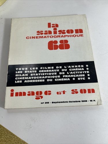1964,65,67,68 (lot de 4 ans) LA SAISON CINÉMATOGRAPHIQUE - Film - Vintage - Rare - Photo 22/24