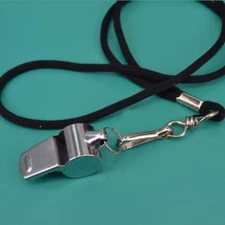Metal referee whistle Loud SOS Lifeguard Emergency Whistle Referee Coach Sports