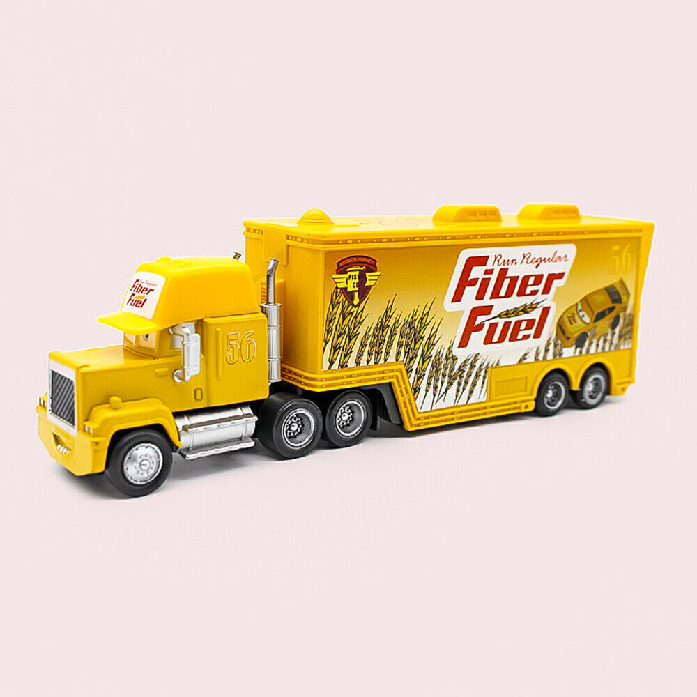 Disney Pixar Cars And Plane Lightning McQueen Mack Hauler Truck & Car Sheriff - Picture 253 of 315