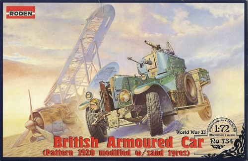 Roden 1/72 (20mm) Rolls Royce Mk II Armoured Car 1920 Pattern Modified
