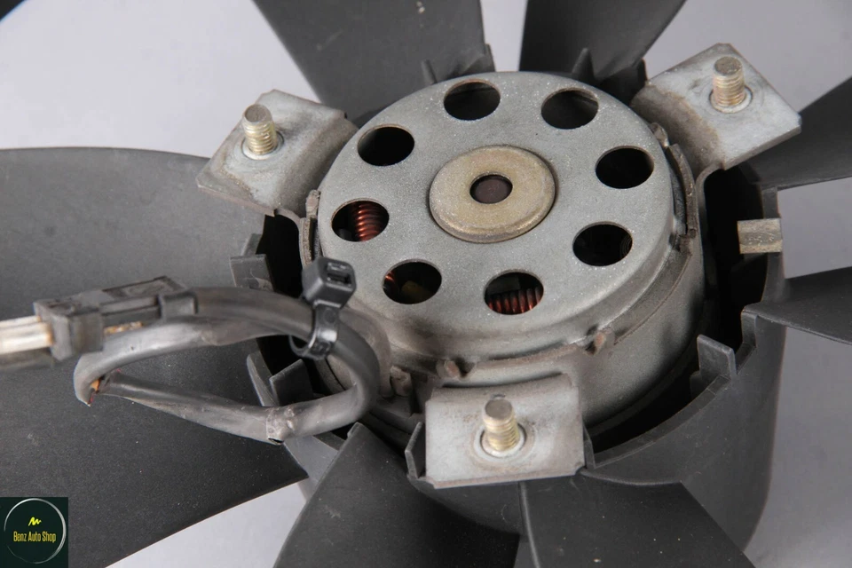 00-02 Mercedes W208 CLK430 Engine Radiator Cooling Fan Motor Set 2025053355 — 第 2/4 张图片