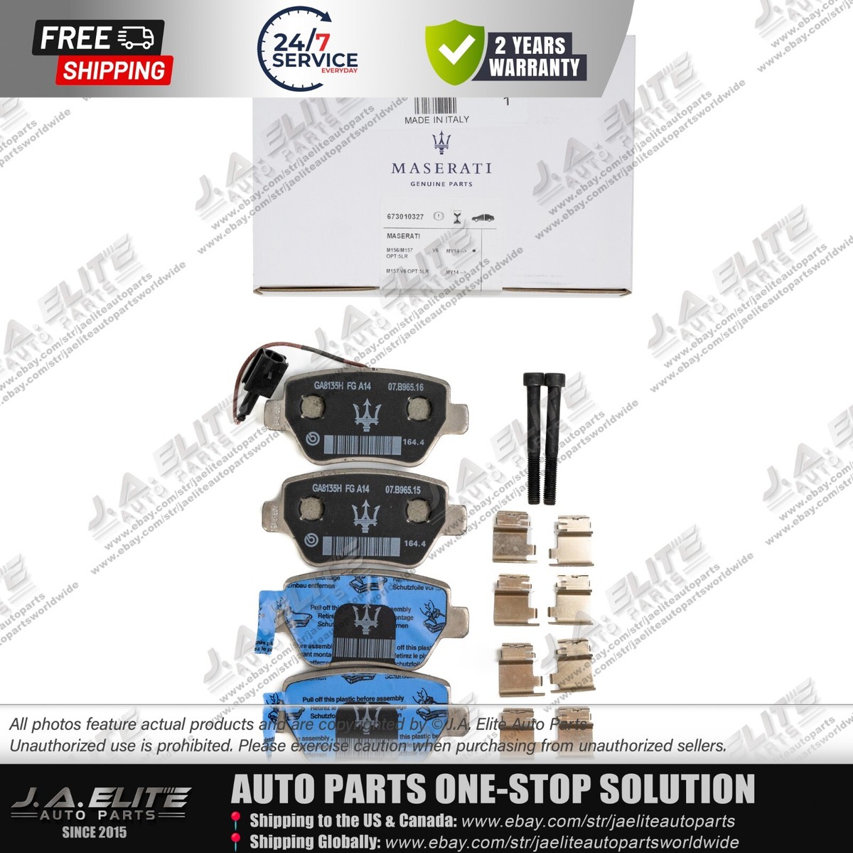 Maserati Ghibli & Quattroporte Base Rear Brake Pads OEM