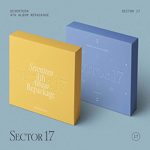 SEVENTEEN SECTOR 17 4th Repackage Album 2 Ver SET 2CD+Photo Book+3 Card+2Sticker - Picture 1 of 15
