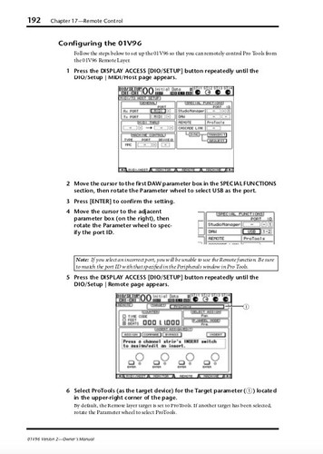 Consola de mezcla digital Yamaha 01V96 versión 2 MANUAL DEL PROPIETARIO DEL USUARIO - Imagen 5 de 5