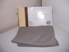 thermal knit receiving blanket 100 cotton new