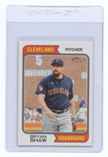 2023 Topps Heritage Short Print Bryan Shaw Cleveland Guardians #433