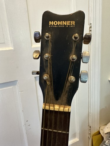 Hohner HW-300cm 6-saitige Akustikgitarre braucht etwas Arbeit - Bild 15 von 16