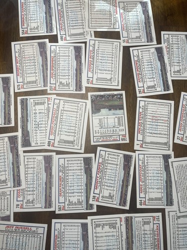 Lot Of 29 1992 MLB Texas Rangers Topps Baseball Cards - Picture 3 of 3
