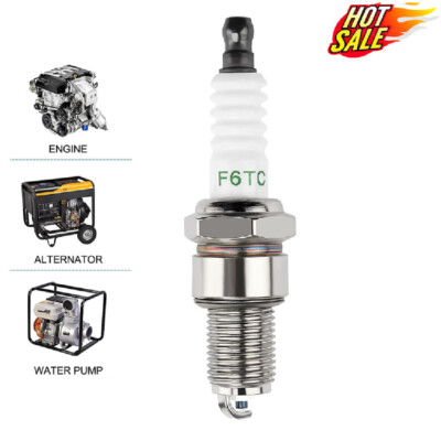 Zündkerze Ersetzt für F6TC  für Rasenmäher Rasentraktoren Generator