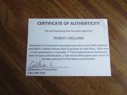 Robert Englund Actor Signed 4X6 Photo "A Nightmare on Elm Street" Freddy Krueger - Picture 3 of 3