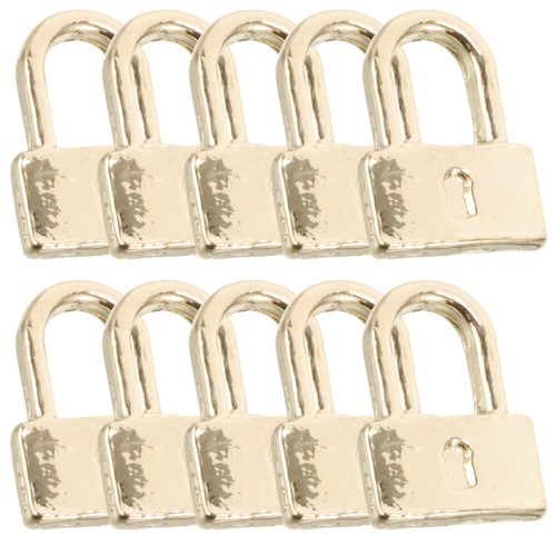 10 Pcs Metal Jewelry Lock Buckle Miss Nail Charms Valentine Gems - Picture 12 of 12