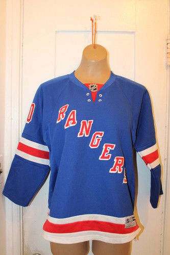 REEBOK CCM New York NY Rangers Marian Gaborik #10 Jersey Youth L/XL Stitch - Picture 2 of 9