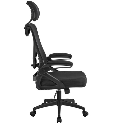 Silla de oficina en casa con respaldo alto Silla ergonómica para computadora con reposacabezas ajustable - Imagen 3 de 15