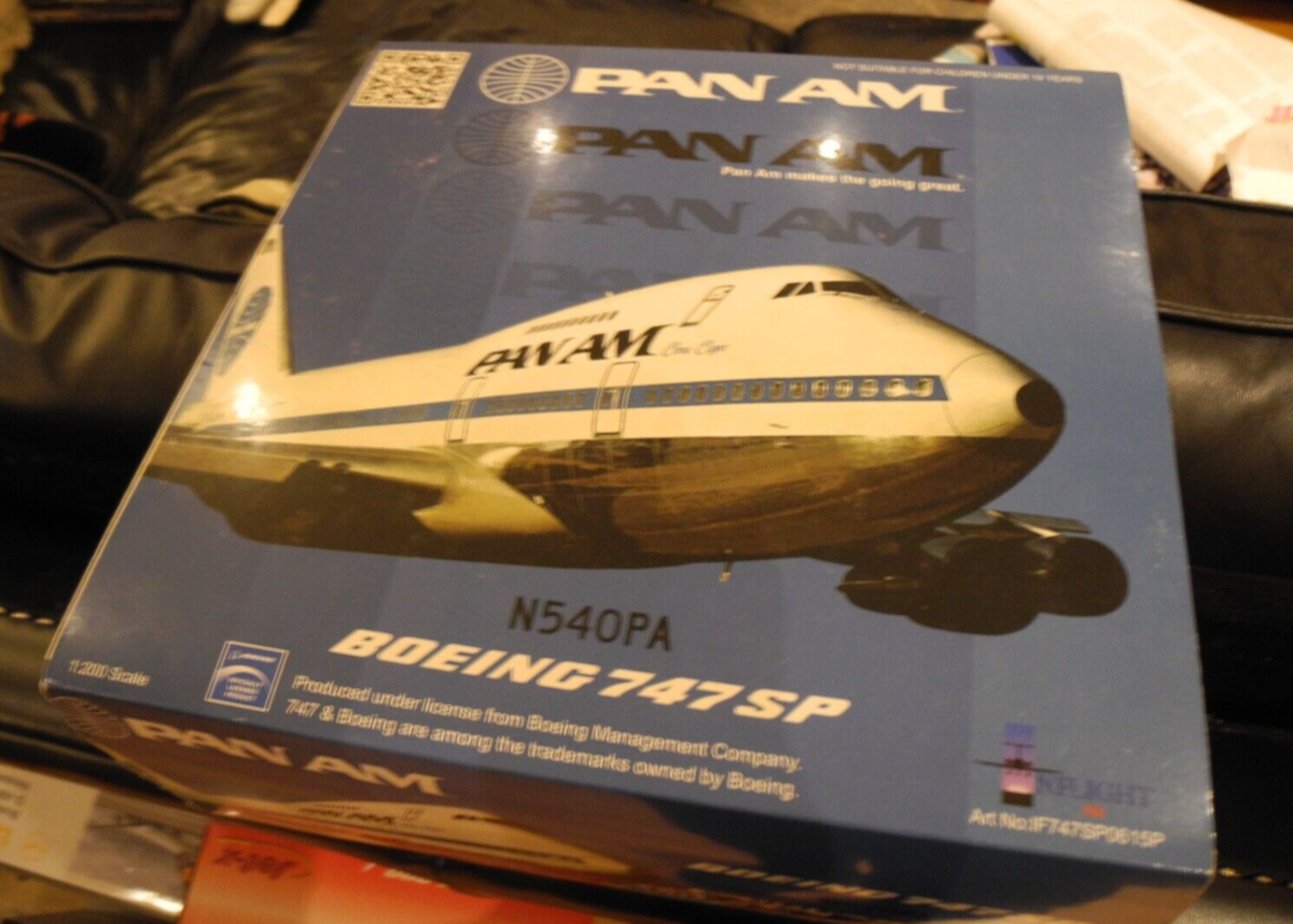 Collector's FIND SUPER RARE, Boeing 747-SP PAN AM, Original