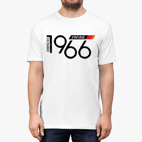1966 December Great Retro Birthday Vintage Vintage T Shirt Men Women Fashion NEW - Picture 3 of 9