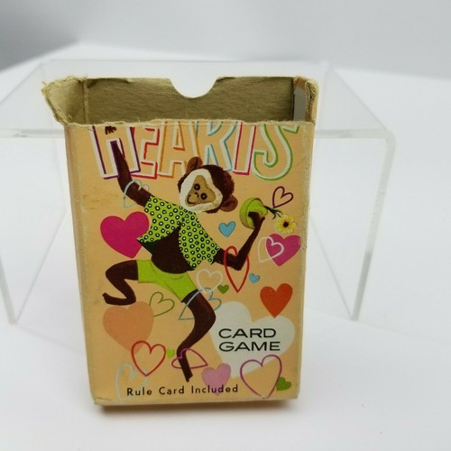 Juego de cartas vintage de 1950 para niños Whitman corazones cartas artísticas animales gato mono - Imagen 15 de 24