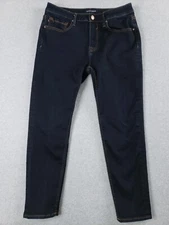 Vigoss Capri Jeans Women's Size 31 The Jagger Mid Rise Crop Blue Denim Jeans