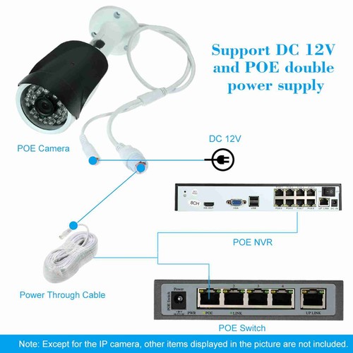 4MP PoE Kamera Aussen Smarte, POE IP Kamera Outdoor, Überwachungskamera IP66 - Bild 2 von 22