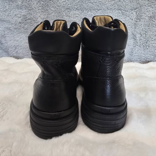 Johnston & Murphy Herren XC4 Henson Einfache Zehe Stiefel Schwarz Leder Größe 9 Neu WP - Bild 3 von 9