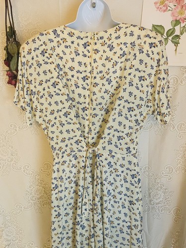 Gelb Blumenmuster Cottagecore Kleid Olivia Rose Miss Honig Gr. 12 - Bild 7 von 7