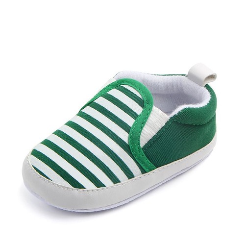 Newborn Baby Girls Boys Pram Shoes Slip on Toddlers Flat Trainers Shoes 0-18M - Picture 10 of 12