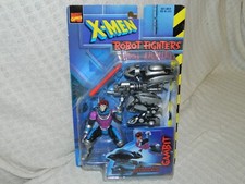 GAMBIT Marvel X-Men Action Figure w/Attack Drone 1997 Toy Biz Robot Fighters NEW