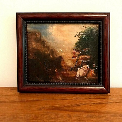 Oil Painting "In the Park"  by Listed Lithuanian Artist H.Natalevicius. Signed. - Bild 1 von 2
