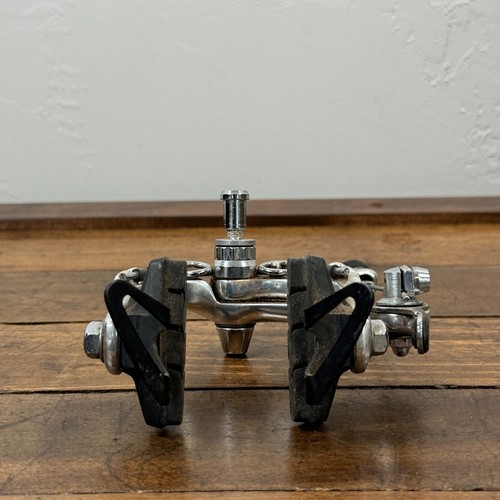 Vintage Shimano 600 BR-6208 Brake Caliper REAR Tri Color 49mm Side Pull Recessed - Picture 8 of 12