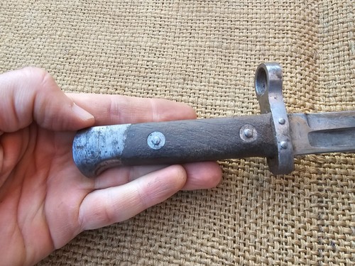 ESCASA BAYONETA ALEMANA WW1 1917 SERIOUS BUSCH SOLINGEN MASCULINA M95 M 1895 WWI - Imagen 2 de 16