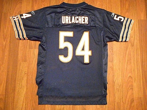 Vintage Brian Urlacher #54 Chicago Bears Jersey by Reebok, Youth Large, NICE!!! - Picture 3 of 4