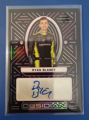 2023 Panini Chronicles NASCAR Racing -Obsidian Autographs-Base-Yellow-Purple - Picture 36 of 38