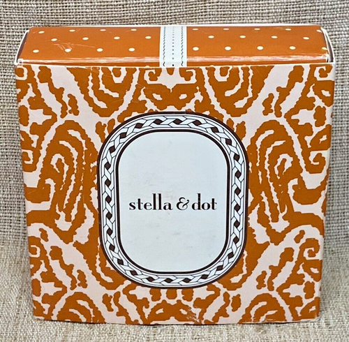 STELLA & DOT 2-n-1 Peacock Dangle Earrings 2.5" Post Back NEW IN ORIGINAL BOX - Picture 10 of 10