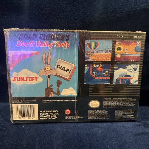 Road Runner's Death Valley Rally (Super Nintendo Entertainment System, 1992) - Picture 2 of 8