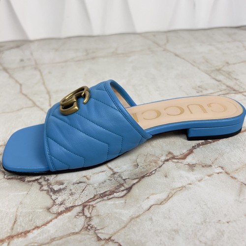 Spring Must-Have: Luxury Gucci Mules Slide Flat Sandals Flip Flop - Picture 6 of 11