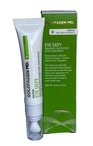 Goldfaden MD: Eye Defy Radiance Restoring Overnight Skin Treatment 0.5 fl oz NIB - Picture 10 of 10