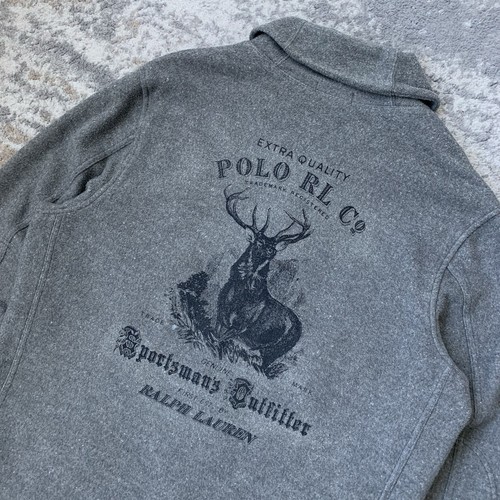 Vintage Polo Ralph Lauren Sportsman Country Mackinaw Utility Grey Jacket XL - Picture 5 of 15