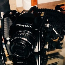 Pentax 645 Medium Format SLR Film Camera with 75 mm lens Kit