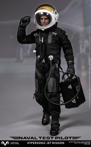 In stock Nuovo VTS TOYS VM053 1/6 Modellino pilota collaudatore navale jet missione ipersonica - Foto 2 di 17