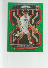 2021-22 PANINI PRIZM PRIZMS GREEN #327 JASON PRESTON