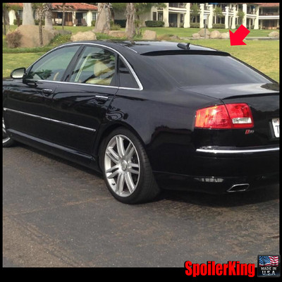 Rear Roof Spoiler Window Wing (Fits: Audi A8 / A8L /S8 2002-2009 D3) SpoilerKing