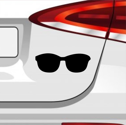 Sonnenbrille Aufkleber Sticker Urlaub Camping Strand Sonne Erholung Cool JDM DUB - Afbeelding 2 van 26