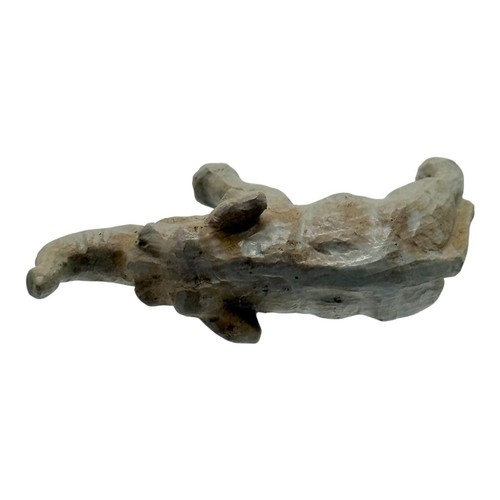 Elefant Holz Figur Deko Rüssel Up Viel Glück Wohndeko Regal Vintage - Bild 6 von 8