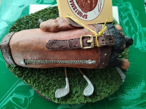 FIGURA DE PERRO FLAMBRO SPORTSMAN COLECCIÓN 4367 - ""Agujero en uno"" - Nueva - Imagen 2 de 9
