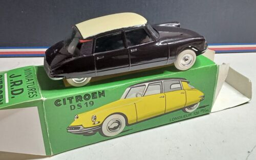 JRD 1/43 ref: 131 Citroen DS 19 BLACK/WHITE #141 NEAR NEW IN BOX ge - Picture 3 of 6