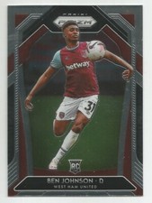 2020-21 Prizm Premier League BEN JOHNSON Rookie Card RC #189 WEST HAM UNITED