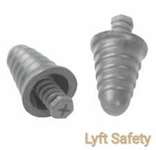 3M Ear Plugs E-A-R Skull Screws Noise Reduction 32dB Foam Grey P1300 PICKSIZE