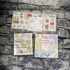 Creative Memories CLASSIC SPRING & DAYS OF SPRING & FUN + FAB Stickers Die Cuts