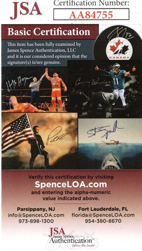 John Brodie San Francisco 49ers Signed NFL 8x10 Photo JSA Authenticated - Picture 4 of 4