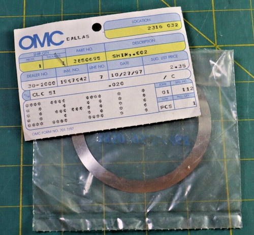 OEM Evinrude Johnson OMC Marine Gaskets and Accessories (Select Your Part) B - Picture 70 of 145