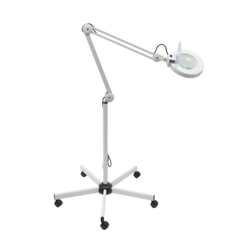Daylight 5X Magnifying Lamp Magnifier Light Beauty Salon SPA Floor Stand 120 LED - Picture 6 of 15